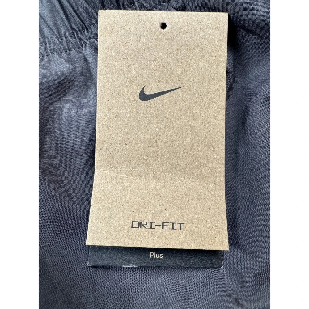 Nike Womens Dri-FIT Running Shorts Plus Size 3X Gray Black CZ2857-083 NEW - Picture 3 of 14